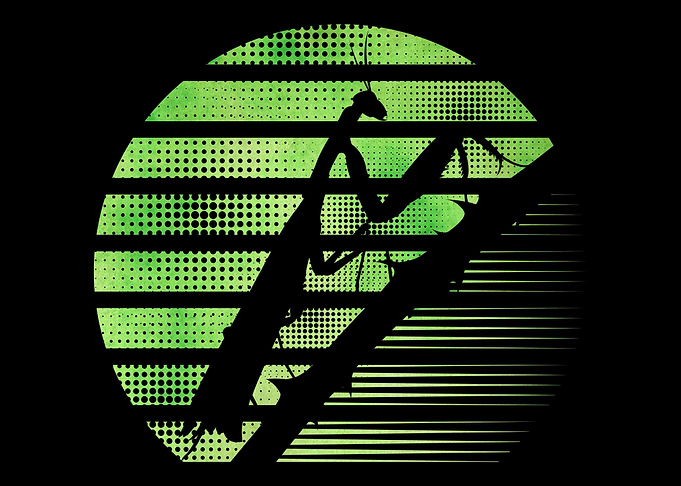 Retro Praying Mantis