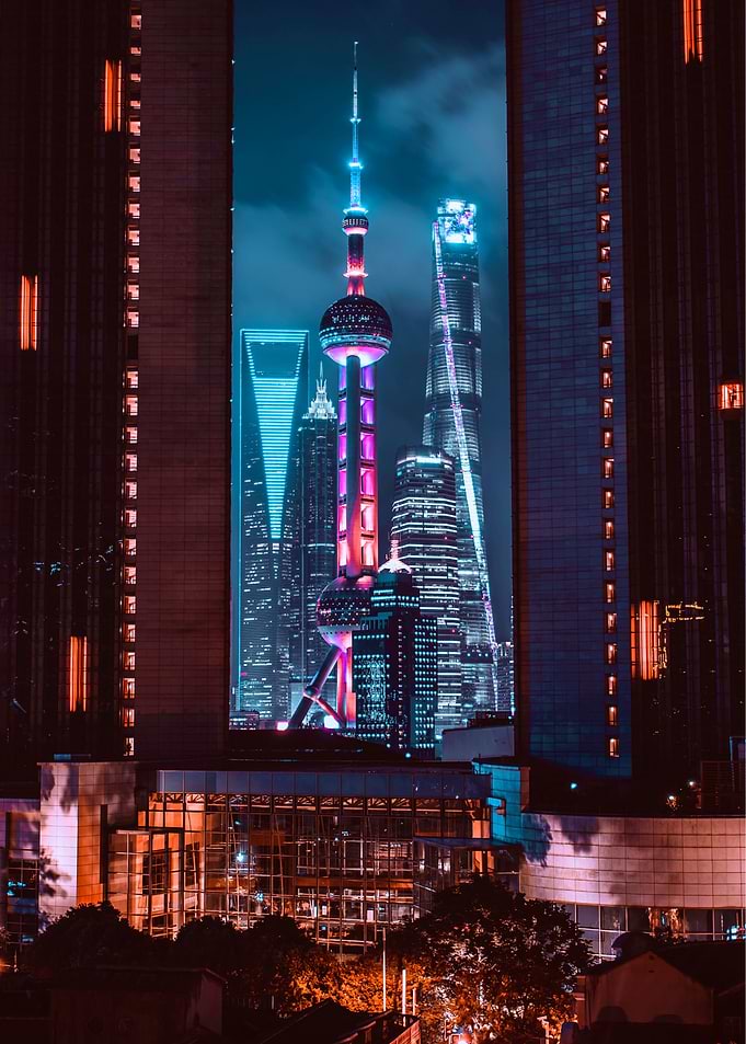 City Night Futuristic