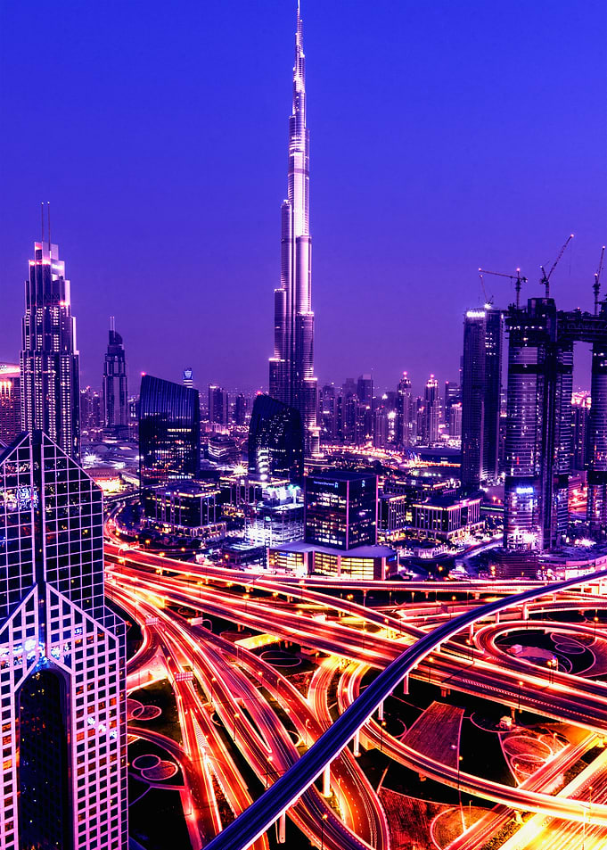 City Night Futuristic