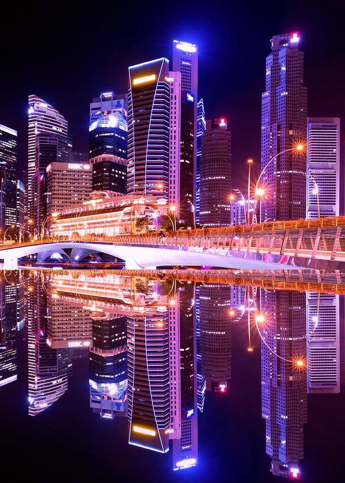 City Night Futuristic