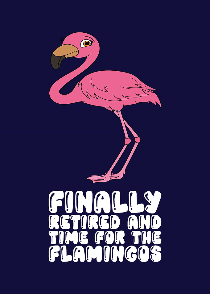 Funny Flamingo Graphic