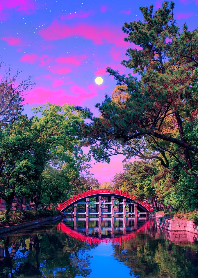 Tropic colors in Osaka