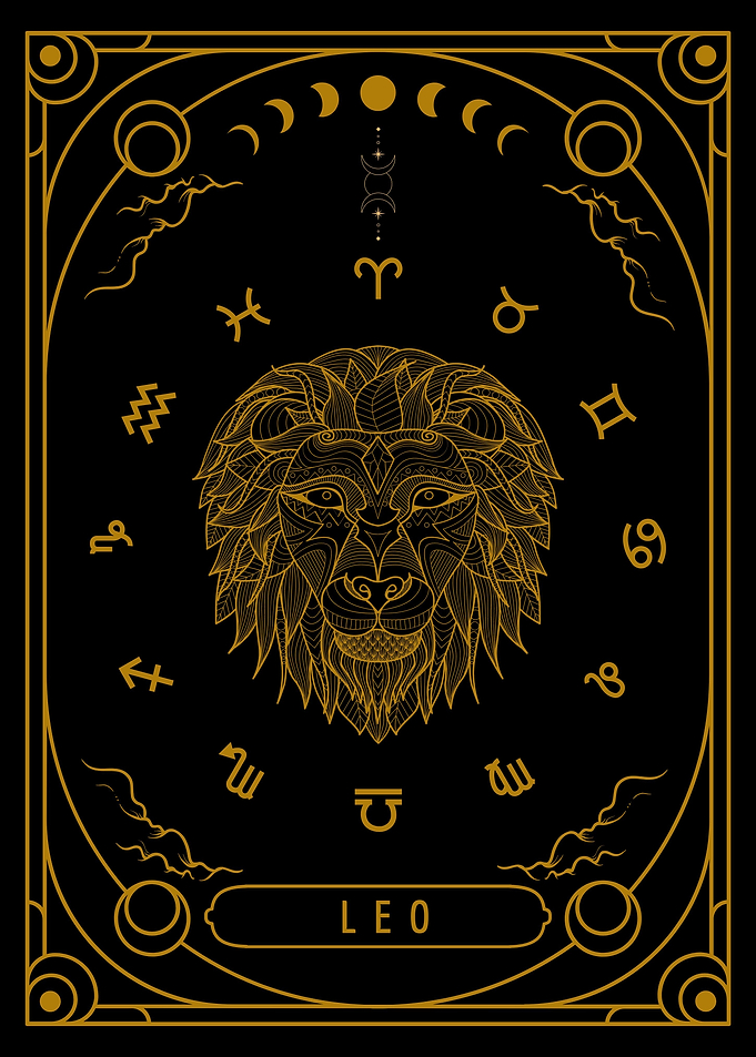 Zodiac Card Leo