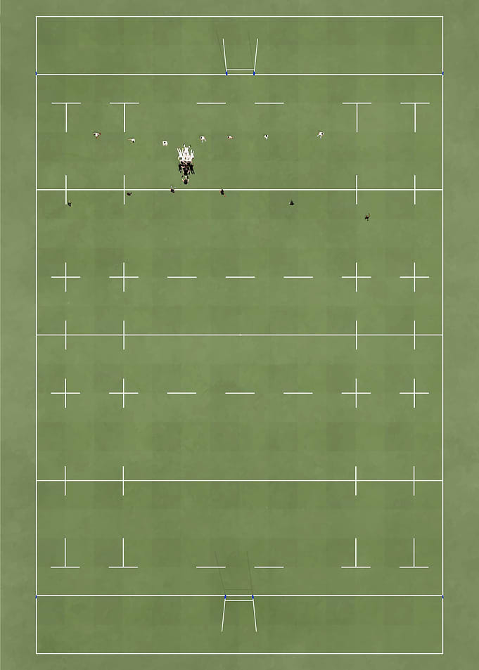 Rugby Match Illustration