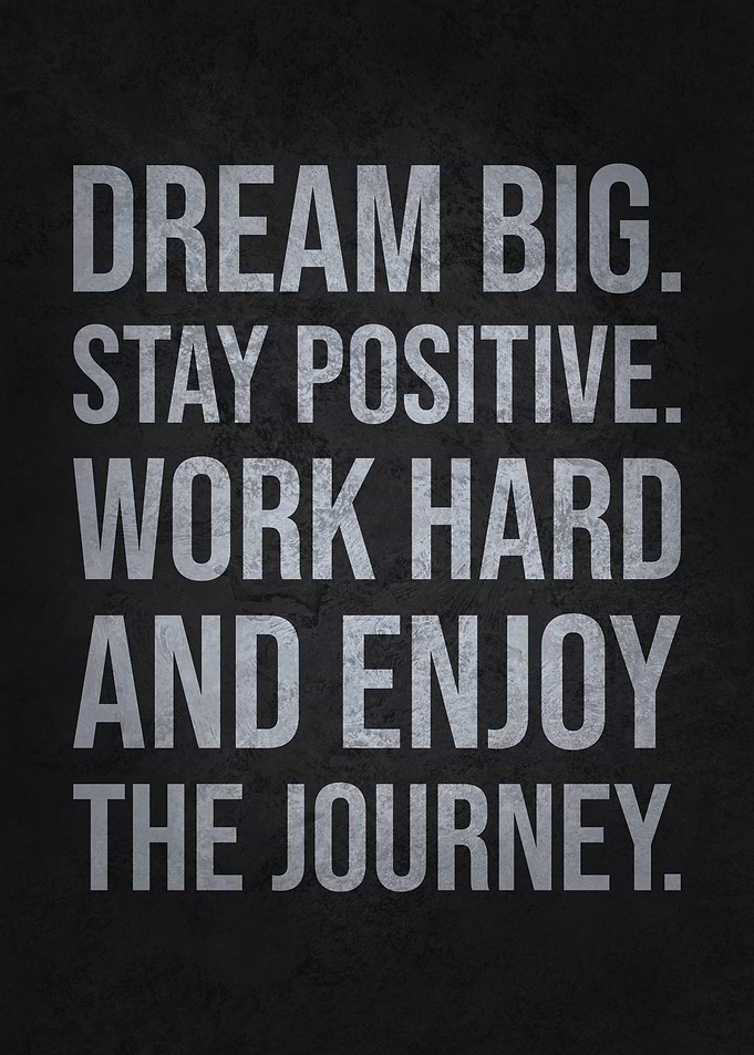 Dream Big Stay Positive