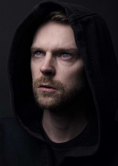 Face of man