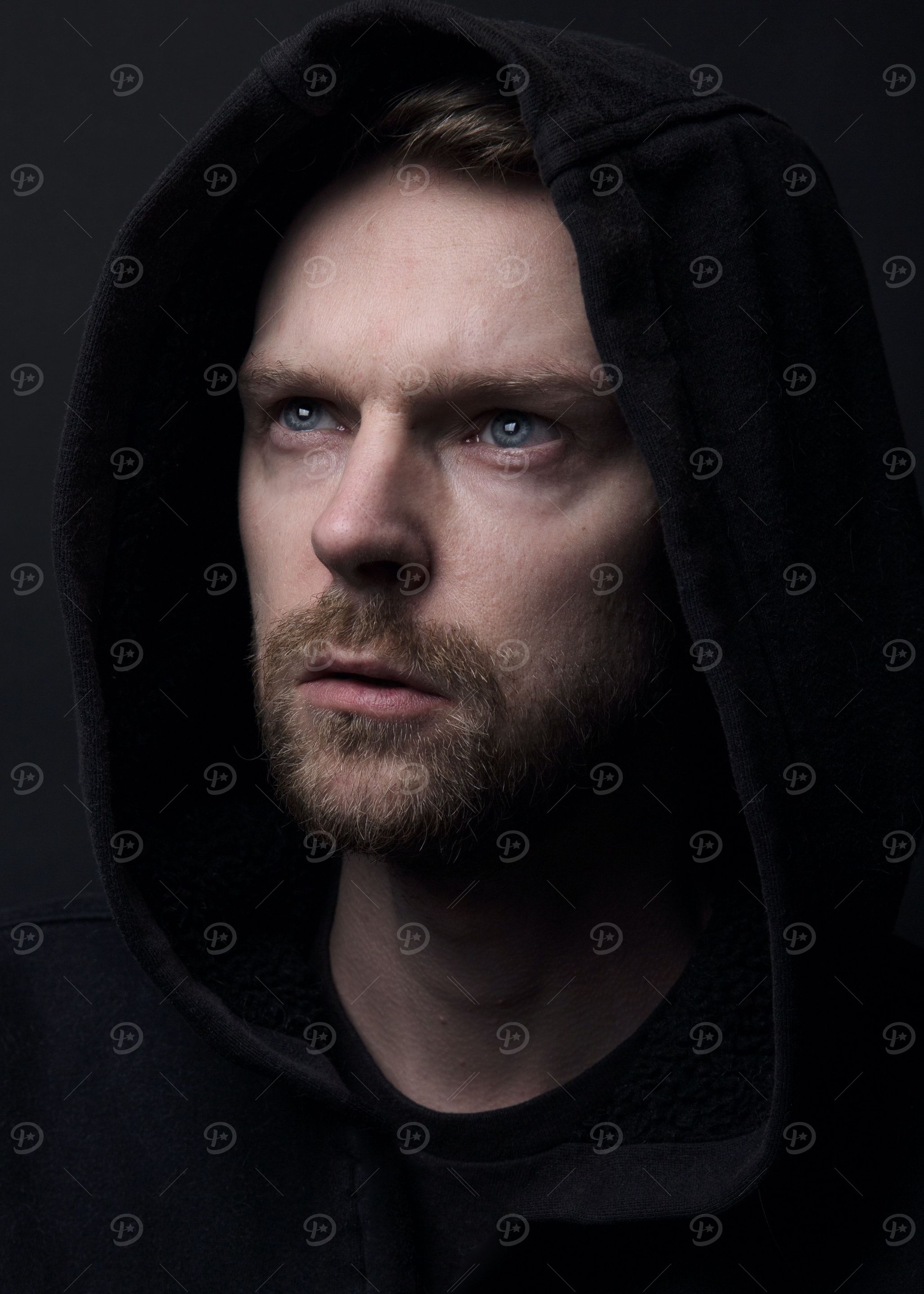 Face of man