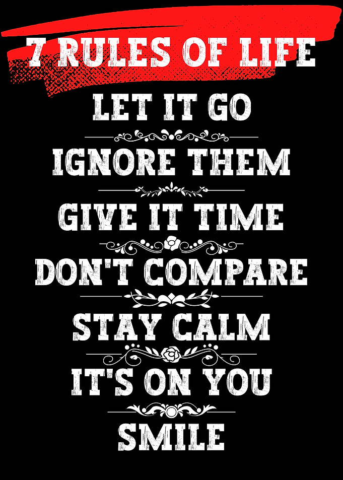 7 Rules of Life Vintage
