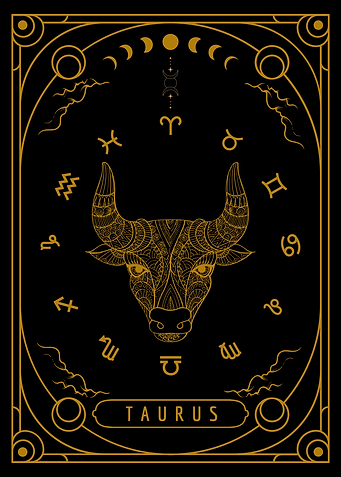 Zodiac Card Taurus