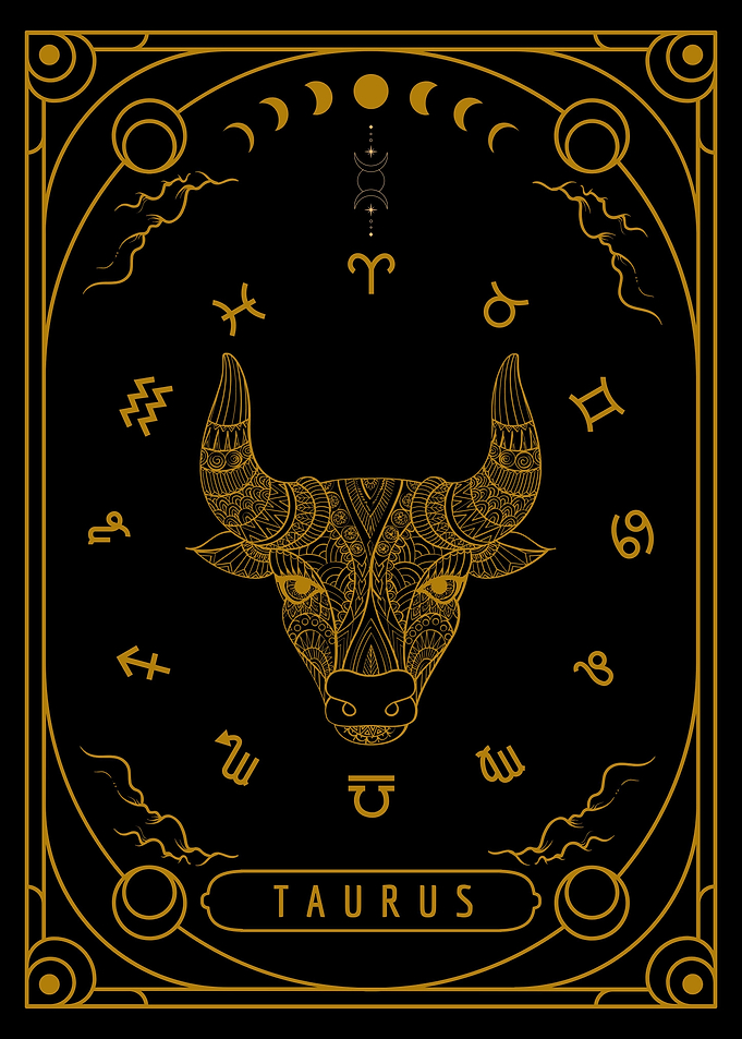 Zodiac Card Taurus