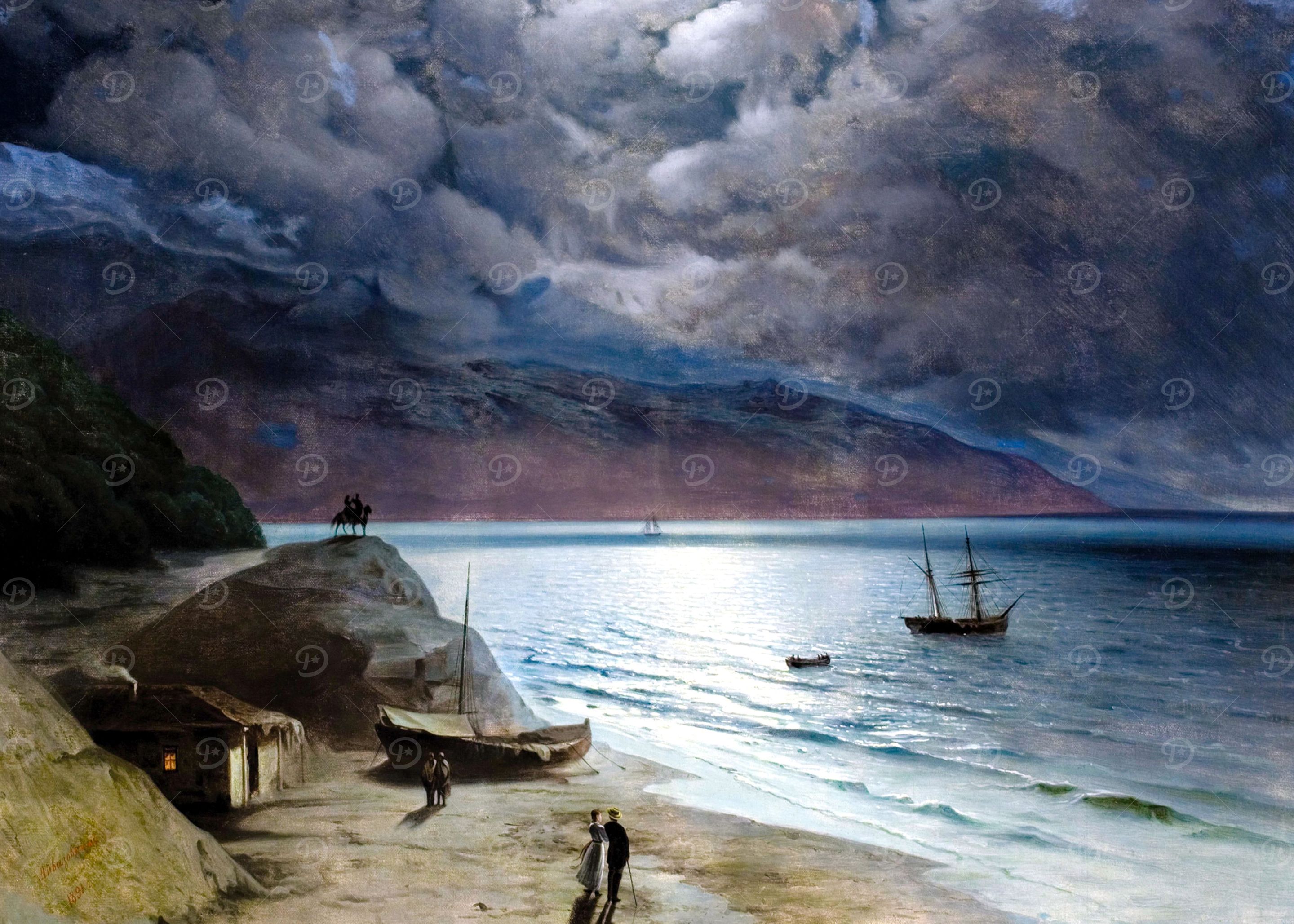 Ivan aivazovsky Posters Online - Shop Unique Metal Prints