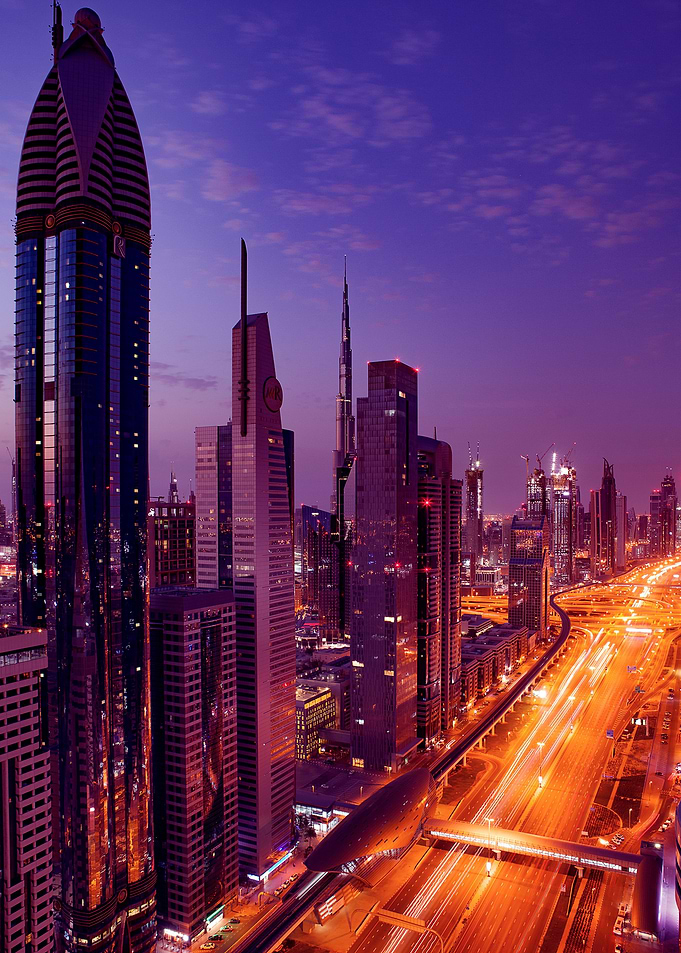 City Night Futuristic