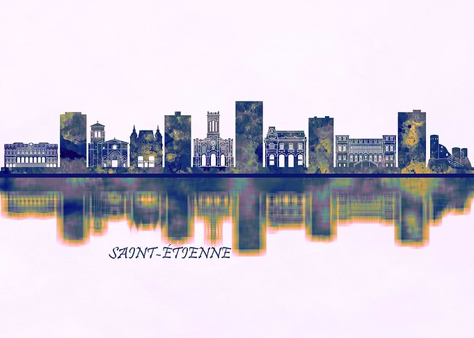 Saint Etienne Skyline