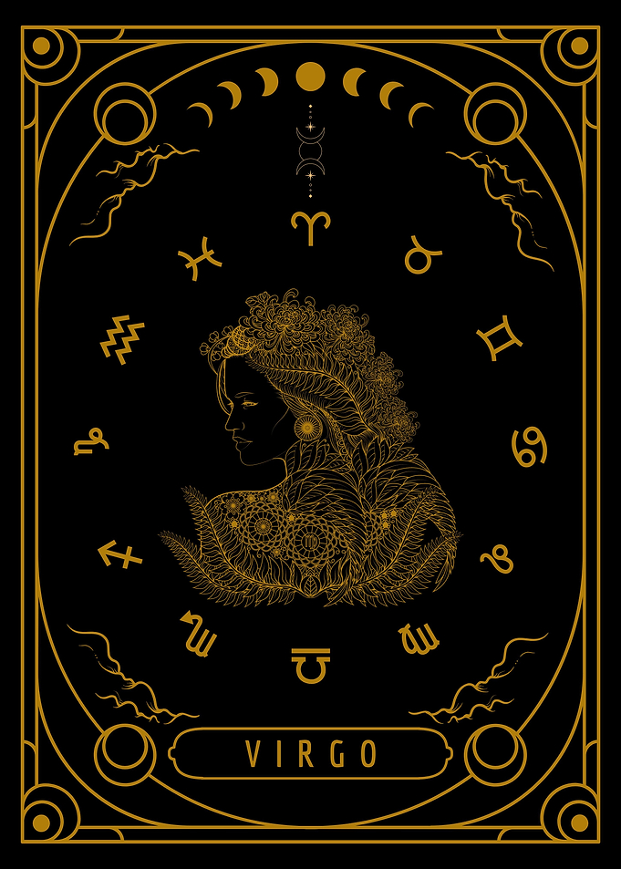 Zodiac Card Virgo