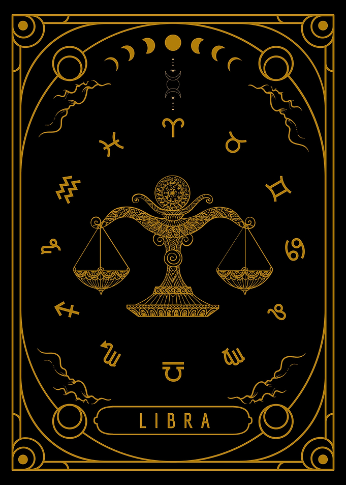 Zodiac Card Libra