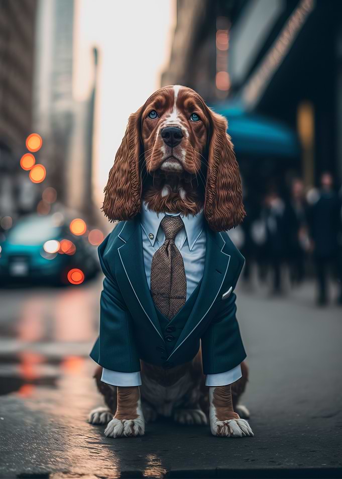 Sitting dog