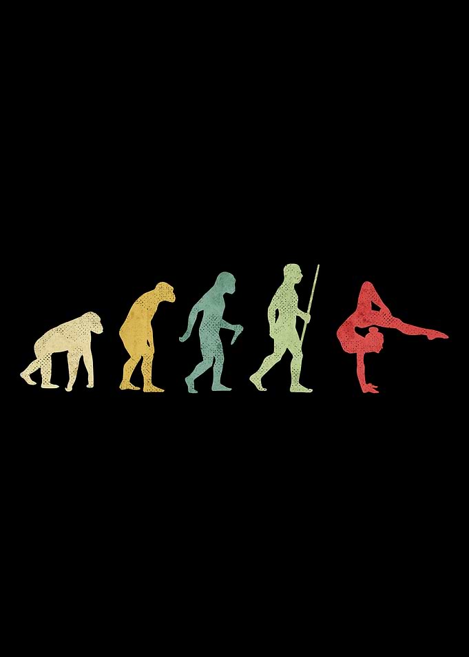Gymnast Woman Evolution
