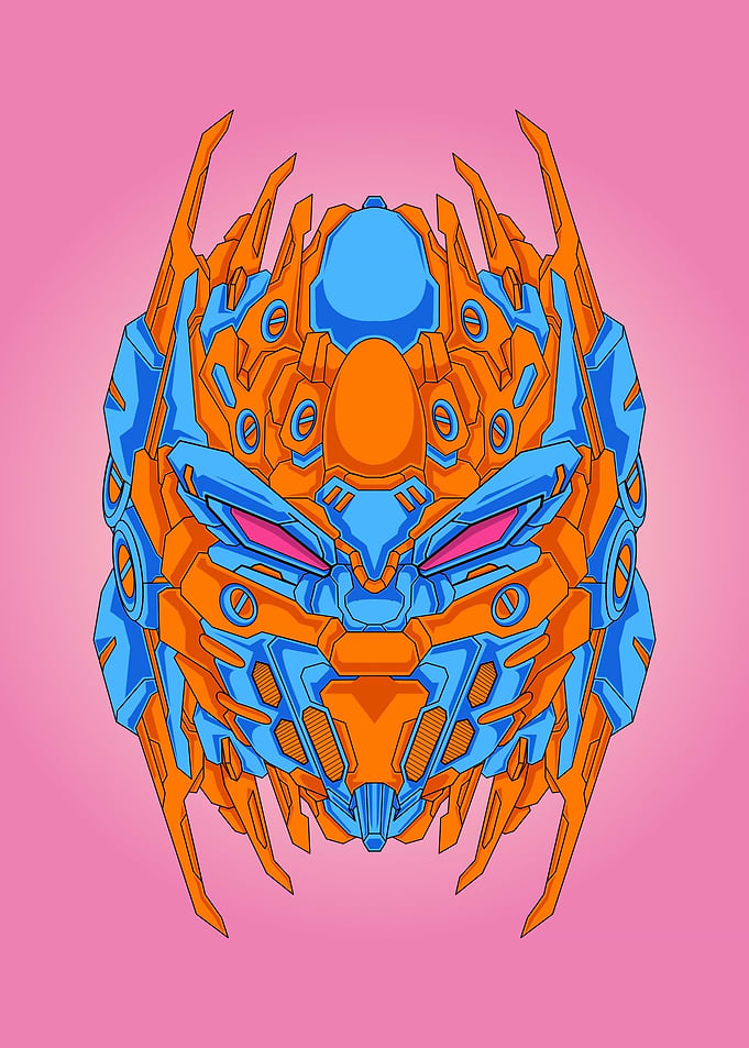 warrior robot head