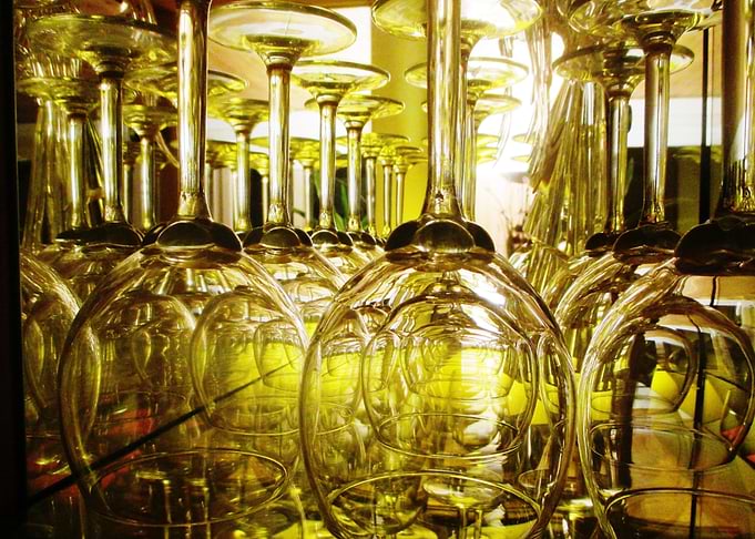 Vintage Wine Glasses