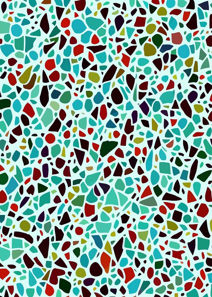 Turquoise Terrazzo Mosaic