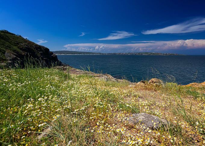 Seascape, coast, Bulgaria