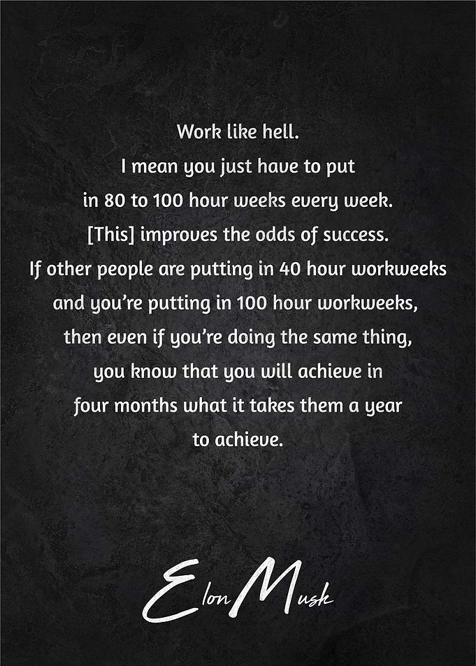 Elon Musk Motivational