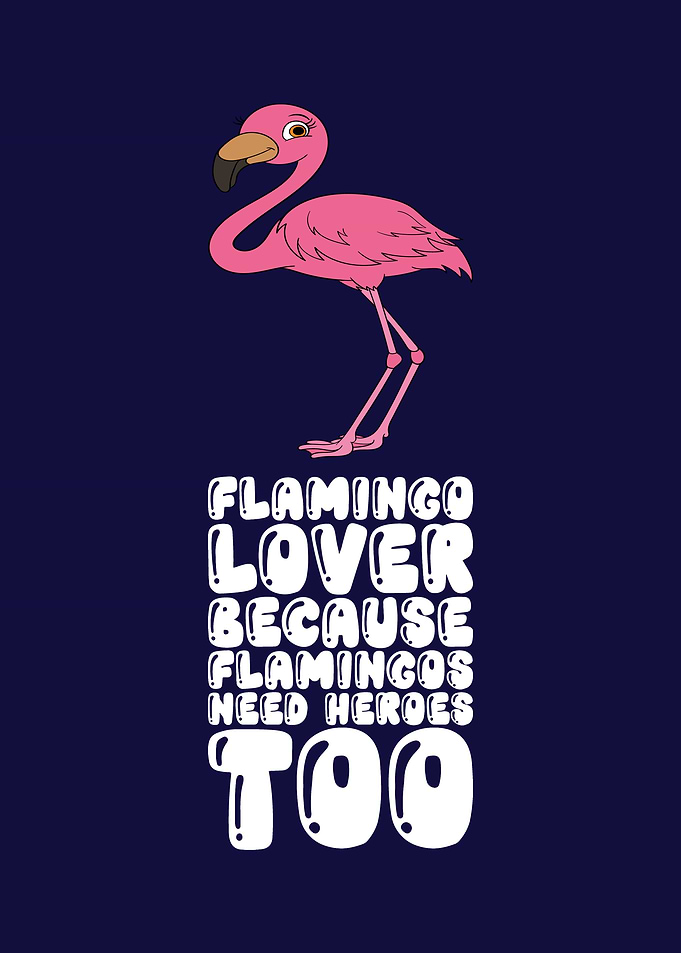 Funny Flamingo Graphic