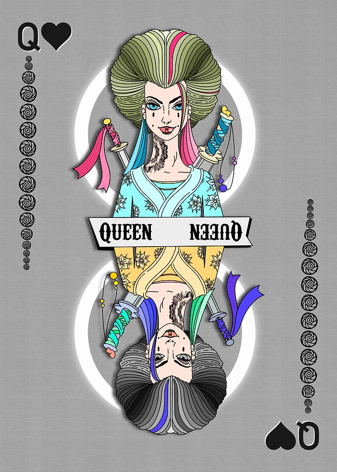 Queen of hearts poker