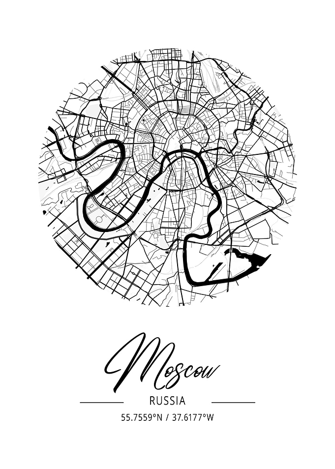 Moscow City Map