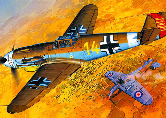 Bf109 F4 Trop Luftwaffe