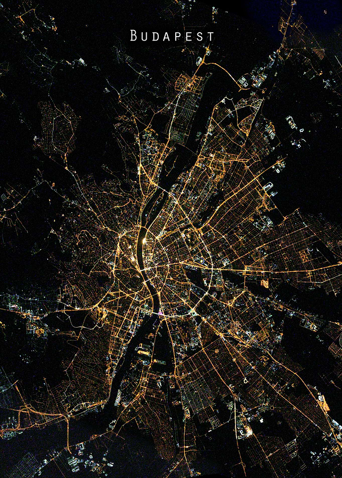 Budapest at night