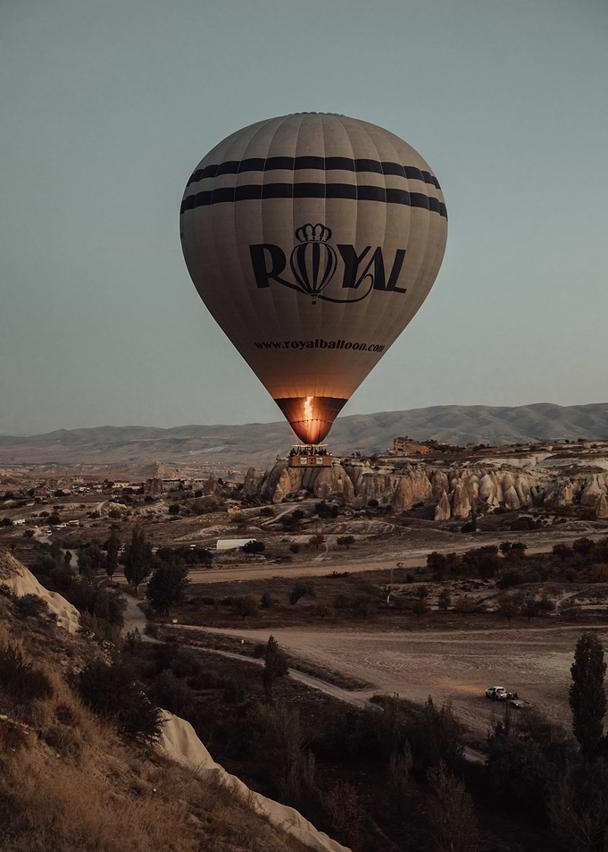 Over the landscape