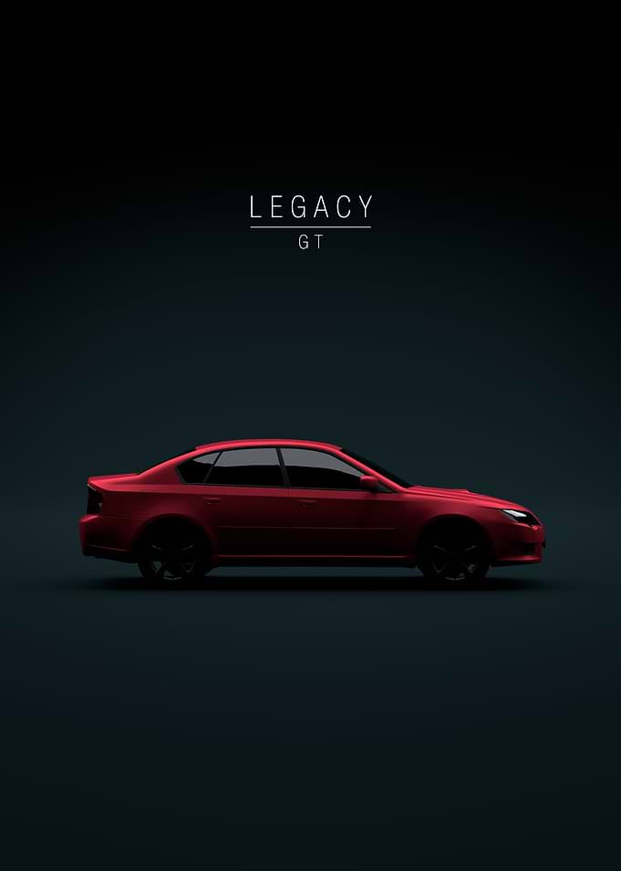 2008 Legacy GT Ruby Red