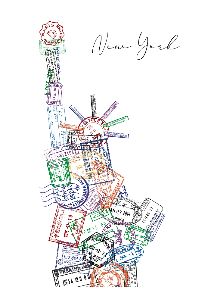 Passport stamp Liberty