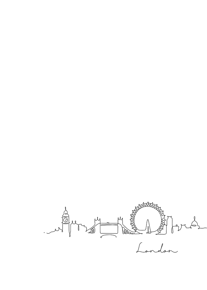 Pen line silhouette London