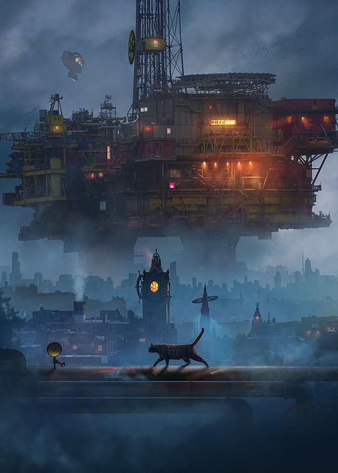 Cyberpunk city