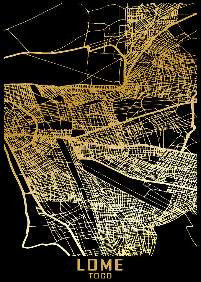 Lome Togo City Map