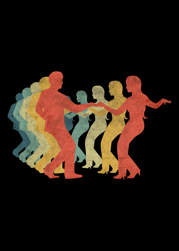 Dancing Couple Retro
