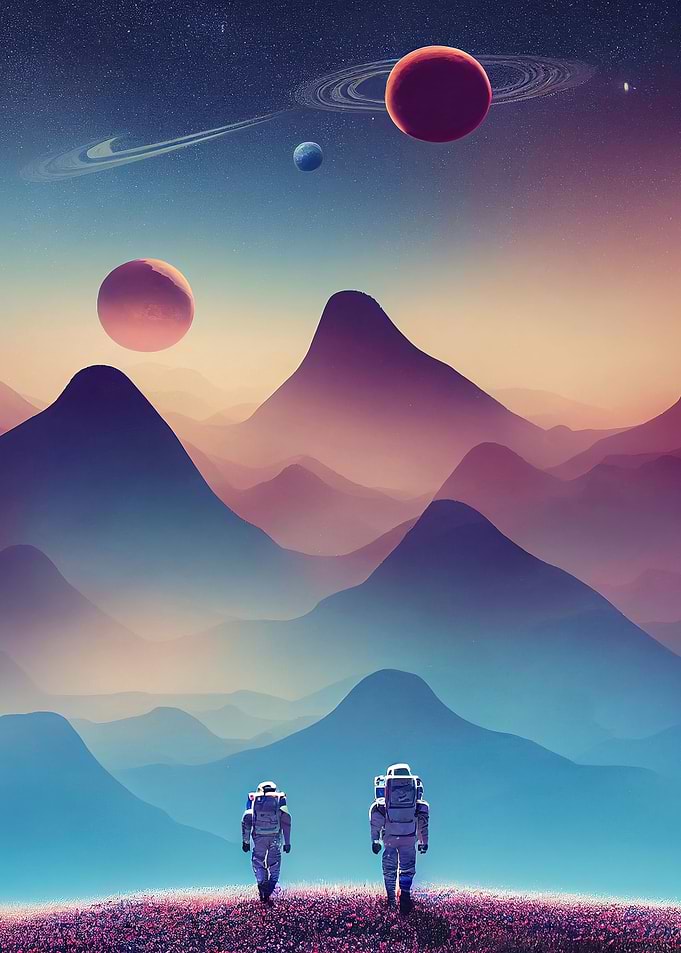 Astronaut Traveling