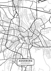 Abstract Augsburg Map