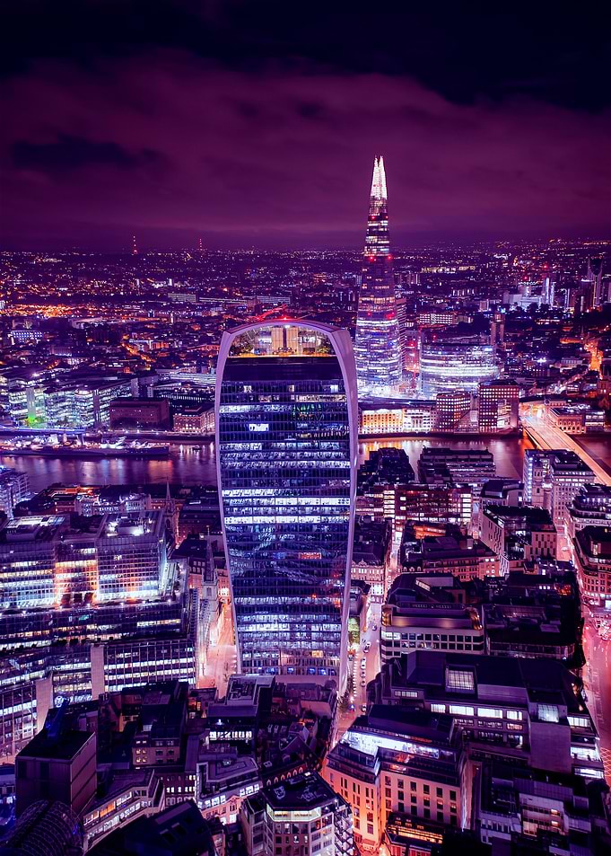 City Night Futuristic