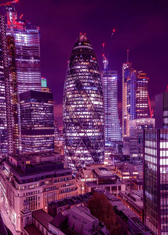 City Night Futuristic
