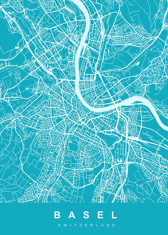 BASEL Map SWITZERLAND