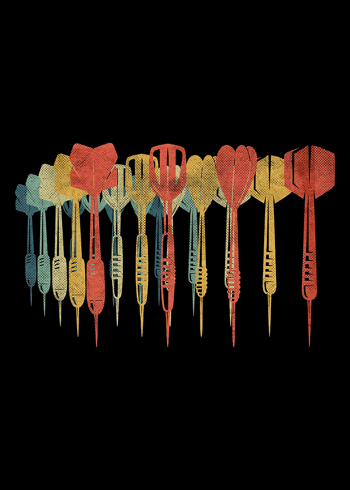 Dart Arrows Retro Vintage