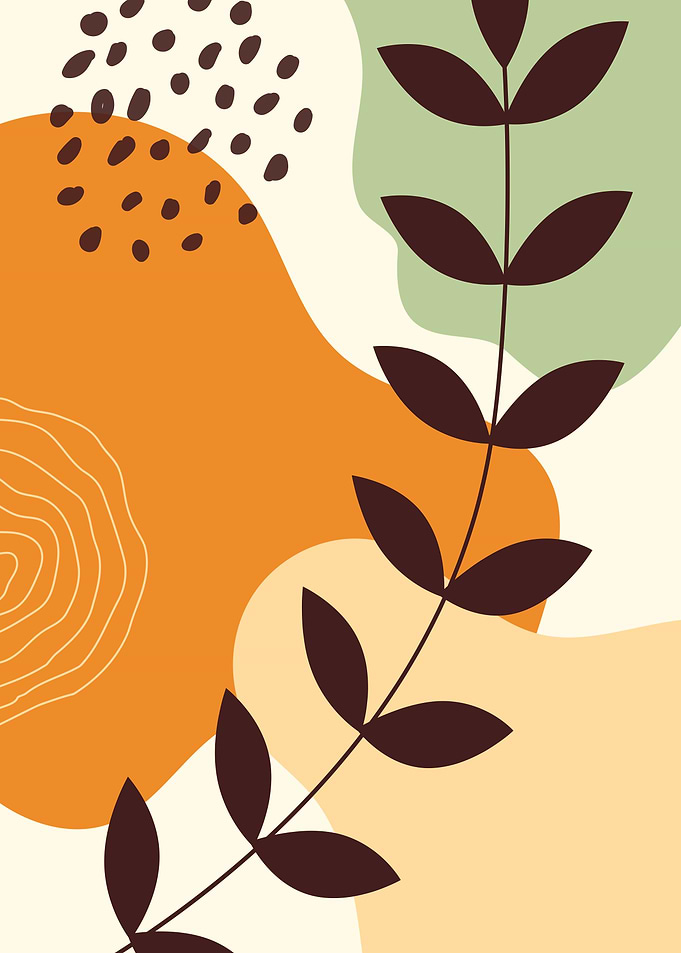 Botanical Abstract shapes