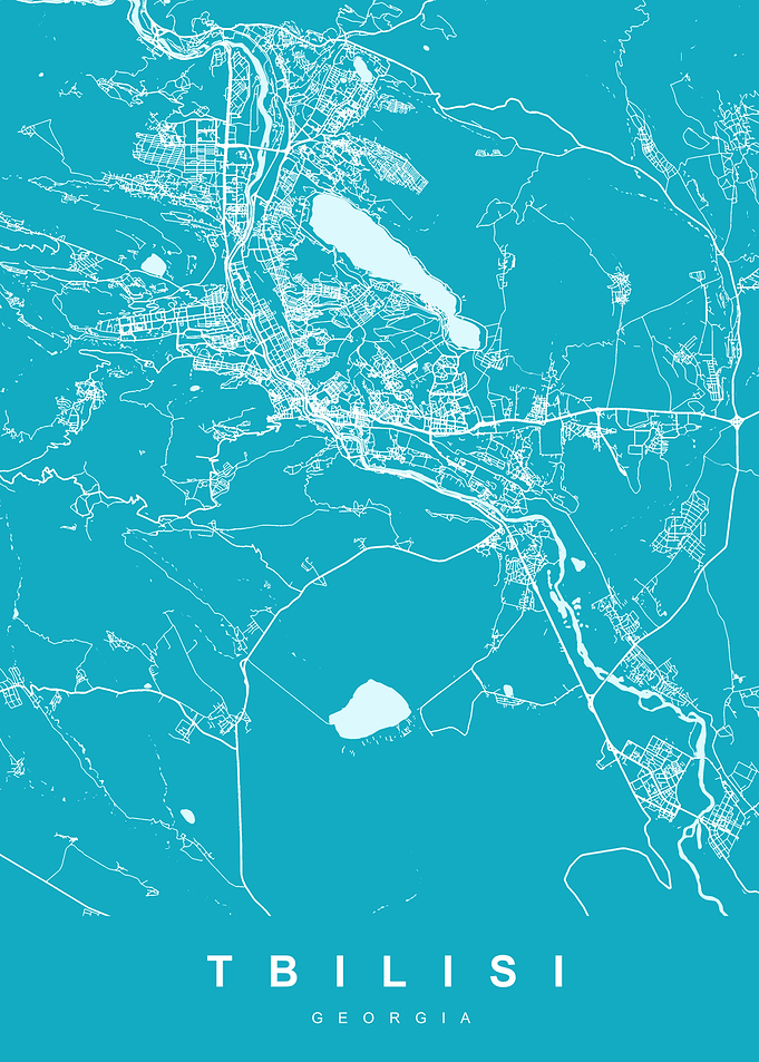 TBILISI Map GEORGIA