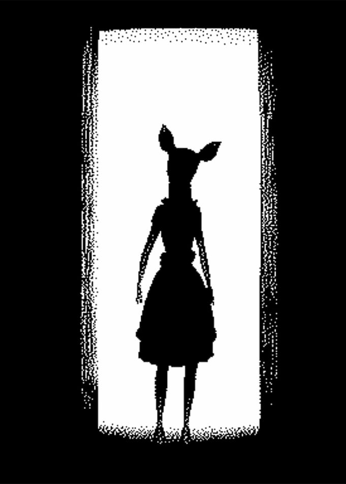 female goat art