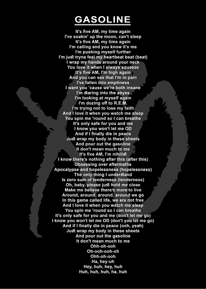 Lyric music diapers