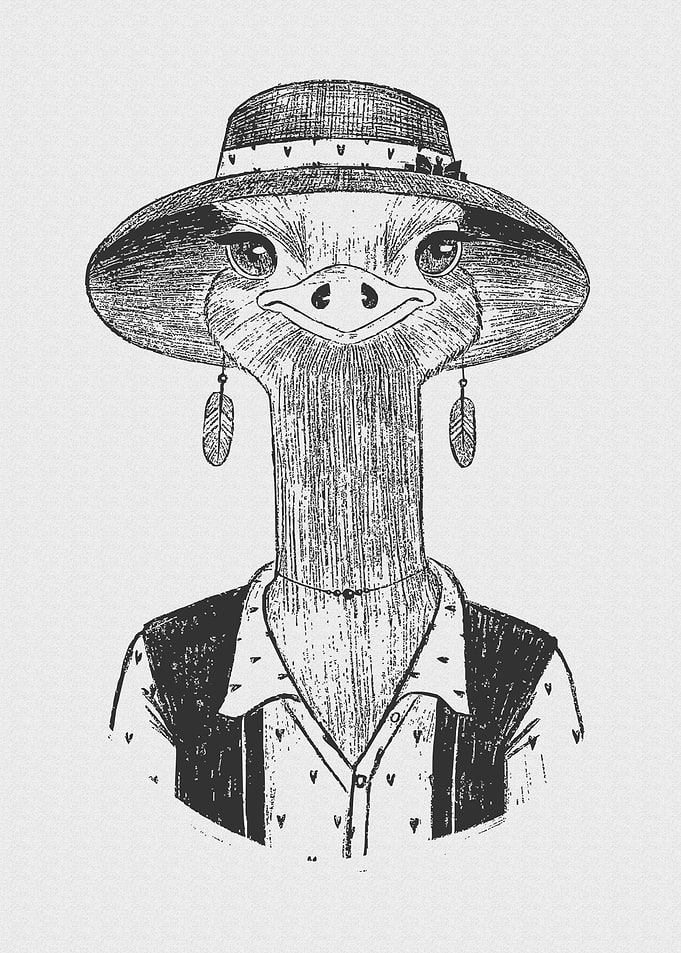 Vintage Sketch Animal