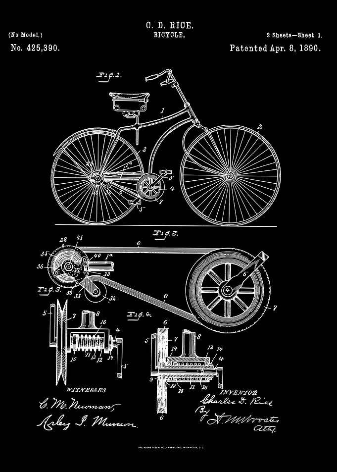 Bicycle patent 1980